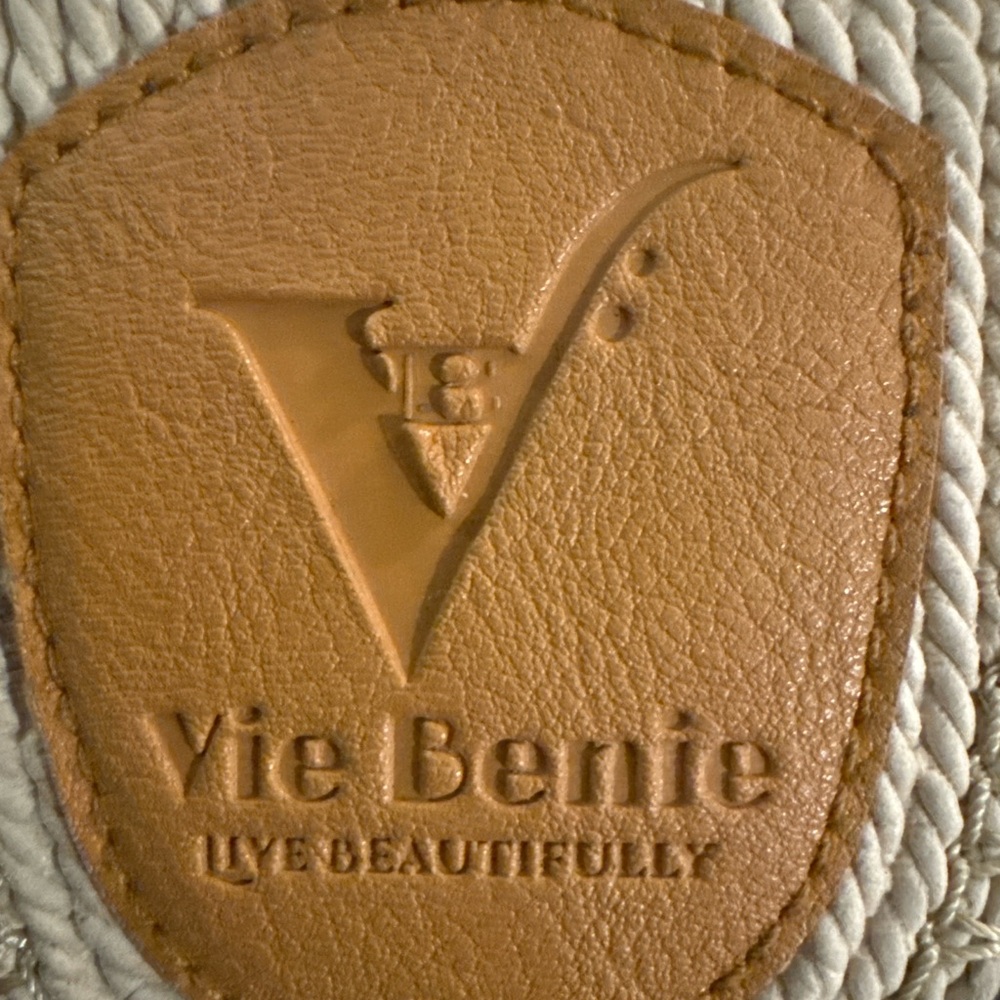 Vie Benie Ruffle Slide Sandals Size 42 (US 10-10.5) Boho Espadrille Brown Summer - Picture 9 of 9